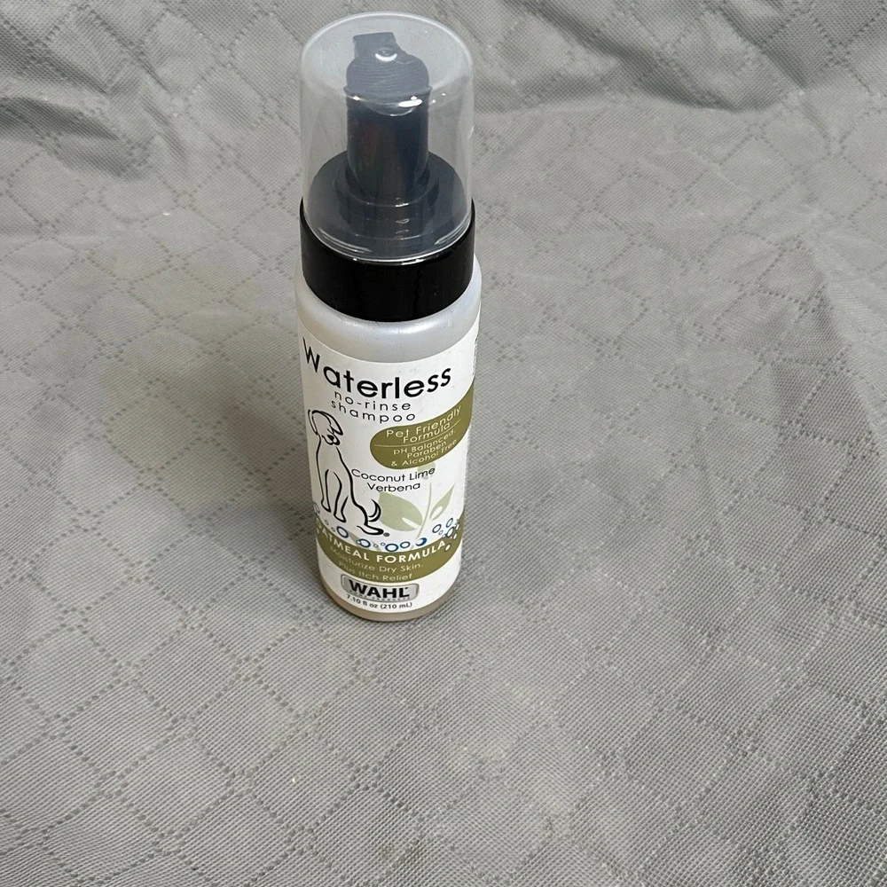 Wahl Waterless No Rinse Pet Shampoo Coconut Lime Verbena Scent NWOT Oatmeal